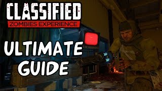 CLASSIFIED ULTIMATE STARTER GUIDE Full Map Walkthrough Easy Tutorial amp MORE BO4 Zombies [upl. by Milissent]