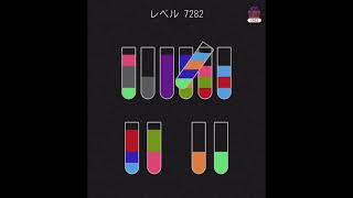 Water sort puzzle level 7282 [upl. by Rebmetpes]