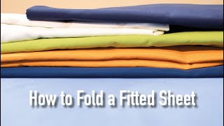 How to Fold a Fitted Sheet [upl. by Cochran]