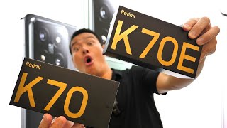 Redmi K70 vs K70E Review Affordable Doesnt Mean Inferior [upl. by Omolhs]