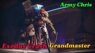 Destiny 2  Exodus Crash Grandmaster Full Completion with Boss Cheese [upl. by Anawak98]