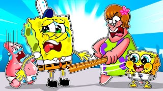 OMG Spongebob get out of the way  Patrick is naughty Sad Story 3D SpongeBob Cartoon [upl. by Lesli]