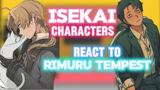 Isekai characters react to Rimuru tempest  Gacha reaction  part 153 [upl. by Whittaker]