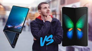 Samsung Galaxy Fold VS Huawei Mate X  les smartphones PLIABLES à plus de 2000€ [upl. by Keever623]