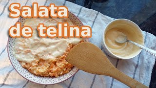 Salata de telina  salata simpla si rapida cu cruditati [upl. by Akkahs72]