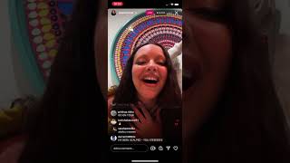 Jade Thirlwall Listening to Angel Of My Dreams on Instagram Live [upl. by Drof]