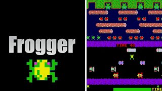 Frogger 1981  Retro  Classic Arcade Gameplay [upl. by Tepper]