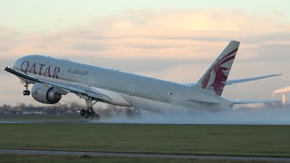 Plane Spotting Amsterdam Schiphol 6122023  Updated Orange Pride amp Wet Polderbaan Take offs [upl. by Leunamme424]