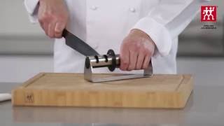 How To Sharpen Your Knife Using The Sharp Select Pull Through Sharpener [upl. by Sommers]