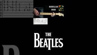 The Beatles Norwegian Wood Guitar Tab Cover [upl. by Led]