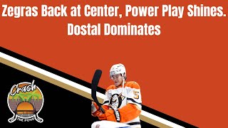 Zegras Back at Center Power Play Shines Dostal Dominates [upl. by Ybhsa]