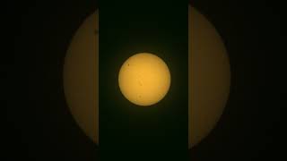 Short Live Cloudy observation of Sun with a Vespera smart telescope 682024 astro [upl. by Enajiram]