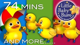 Five Little Ducks  More  Nursery Rhymes for for Babies by LittleBabyBum [upl. by Ettenirt]