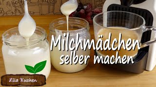 Wie Milchmädchen amp Kondensmilch selber machen VEGAN  Rezept gezuckerte Kondensmilch wie hergestellt [upl. by Patin]