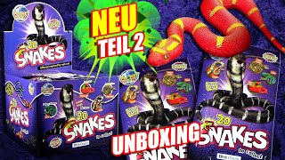 Planet Wow  Snakes  Schlangen  20 Tüten Display Unboxing  Teil 2  Sammelfiguren  Blue Ocean ® [upl. by Soph223]