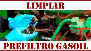 Limpiar prefiltro de combustible y purgar circuito tractor 🚜🛠 [upl. by Crowns]