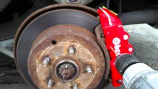 The BEST way to install Brembo caliper covers [upl. by Claudius]