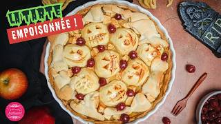 La tarte aux pommes dHalloween  recette facile mais empoisonnée  🍎😱🧙‍♀️ [upl. by Ingham109]