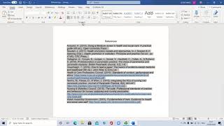 How to format your APA 7th ed reference list default [upl. by Jarlath]