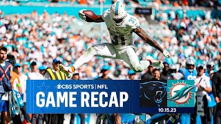 Dolphins comeback to take down Panthers after slow start I Game Recap I CBS Sports [upl. by Jemima782]