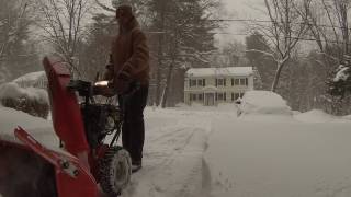 Ariens Deluxe 28 SHO 921044 15 Inches of Snow [upl. by Olcott]