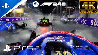 F1 24 Mod  Lewis Hamilton at Jeddah Circuit 4k 60FPS PS5 [upl. by Abel22]