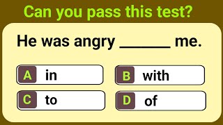 English Grammar Exercise  Prepositions [upl. by Wilson122]