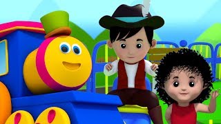 Bob el tren  Yankee Doodle canción  rimas en español  patriótica canción  Spanish Nursery Rhymes [upl. by Yelyac]