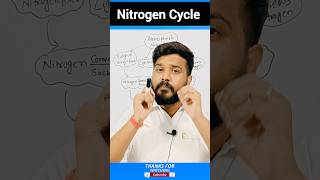 Nitrogen Cycle Explained in 60 second  Nitrogen Cycle Diagram  shorts science ytshorts viral [upl. by Saoj839]