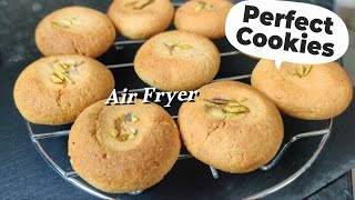 Perfect Cookies in Air Fryer  how do you make cookies in an air fryer easy EktasKitchen [upl. by Yentiw]