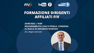 Formazione Dirigenti Affiliati FIV [upl. by Aisyla]