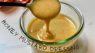 Four Ingredients Honey Mustard Dressing [upl. by Esaj999]