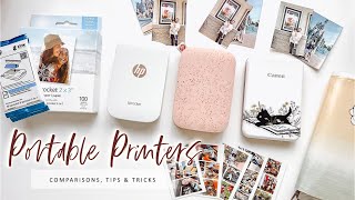 PORTABLE PRINTERS COMPARISONS TIPS amp TRICKS  HP SPROCKET CANON IVY  Charmaine Dulak [upl. by Gelasias886]