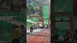 Concrete floor construction process [upl. by Dewar]