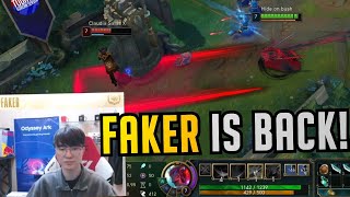 T1 Faker Already Back to Terrorizing SoloQ  Best of LoL Stream Highlights Translated [upl. by Enylhsa410]