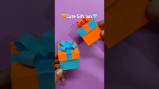 Cute Gift Box 🎁gift birthday craft [upl. by Nilak]