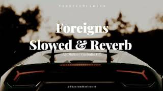 Foreigns  Slowed  Reverb  Ap Dhillon  Gurindar Gill [upl. by Stander]