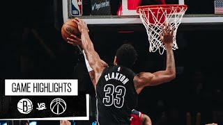 Game Highlights  Brooklyn Nets vs Washington Wizards  12823 [upl. by Ravid]