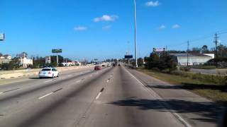 US Highway 59 in North Houston [upl. by Blount]