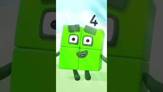 Aprende a CONTAR DEL 1 AL10  Parte 2  Cuatro y Cinco  Numberblocks en Español shorts [upl. by Olrac42]