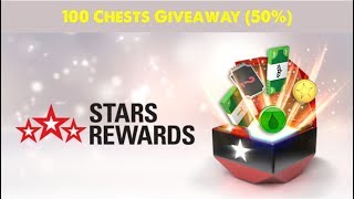 100 Pokerstars Chest Giveaway [upl. by Ientruoc152]