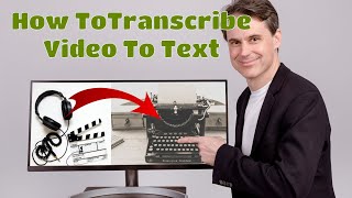 How To Transcribe Video To Text Completely FREE And Automatic Method [upl. by Ynnob]