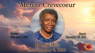 Mercia Crevecoeur Funeral Mass [upl. by Nonnah]