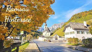 Hiking from Ramsau to Hintersee I Autumn I Germany [upl. by Lenni285]