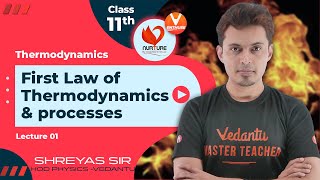 Thermodynamics L1 🔥 1st law of Thermodynamics amp processes  Class 11 Physics JEE 2023  Nurture [upl. by Wolfgram]