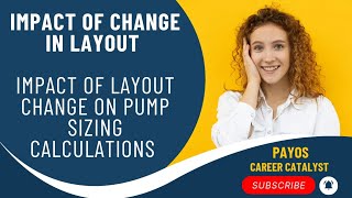 Impact Of Layout Change On Pump Sizing  NPSH Calculation  Pressure Drop Calculation  Pump Curves [upl. by Otreblanauj]