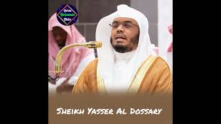 Sheikh Yasser Al Dossary Beautiful Reaction sheikhyasseraldossary quranharamainvoice [upl. by Nasya241]