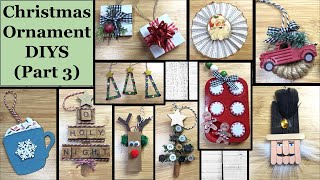 🌲QUICK and EASY CHRISTMAS ORNAMENT DIYS Part 3  Dollar Tree DIY  Christmas Tree Decorations🌲 [upl. by Seravaj82]