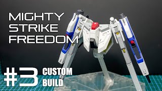 Gunpla Custom  WAIST UNIT  HG Mighty Strike Freedom Gundam Mobile Suit Gundam SEED Freedom [upl. by Aimej]