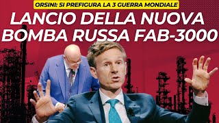 Lancio della nuova bomba Russa FAB3000 orsini politics news [upl. by Roter]